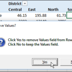 change grandtotal layout on pivot table in excel 2017
